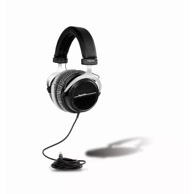 Superlux HD660 Pro 32Ω słuchawki studyjne , zamknięte, pasmo przenoszenia: 10Hz - 30kHz 32Ω